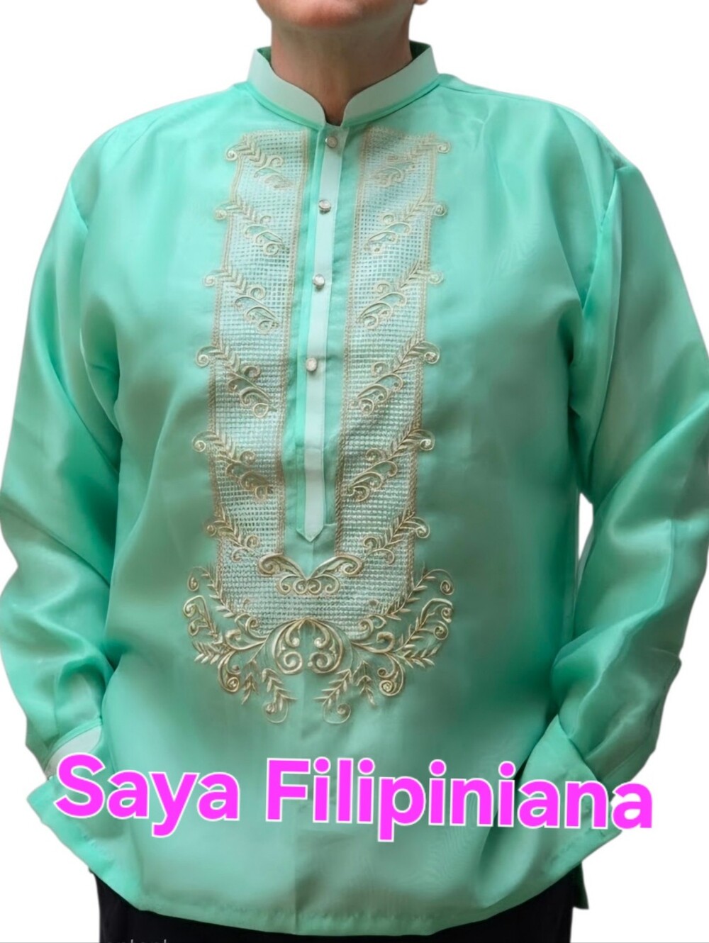 Men's Barong Tagalog  Embroidered